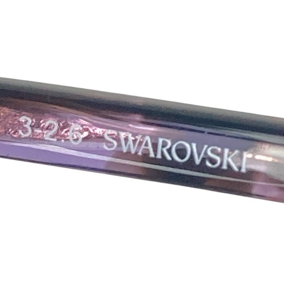 SWAROVSKI Sunglasses SW134 Purple with Crystal Facets at Temples - $224. - Picture 14 of 16